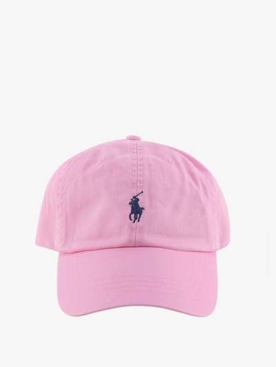 Shop Polo Ralph Lauren Hat In Pink