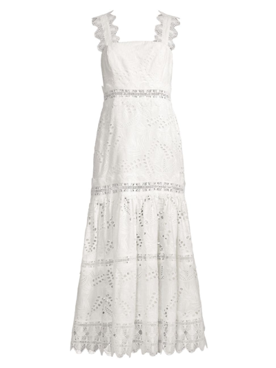 Shop Waimari Women's Sireneuse Cotton Maxi Dress In White