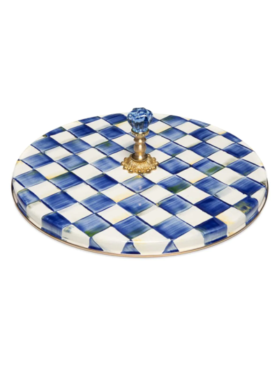 Shop Mackenzie-childs Royal Check Enamel Cheese Course