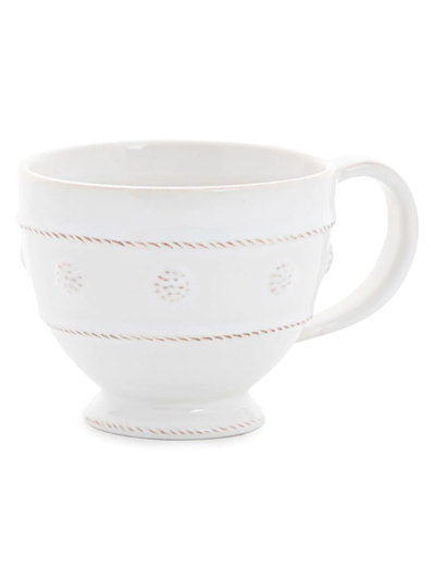 Shop Juliska Berry & Thread Breakfast Cup In White Wash