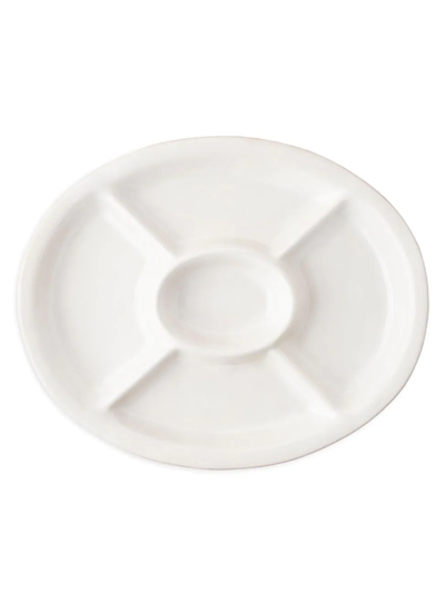 Shop Juliska Puro Crudite Platter In White Wash