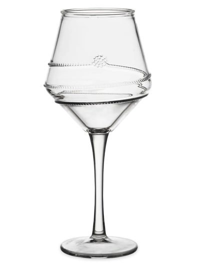 Shop Juliska Amalia Acrylic Wine Glass In Clear