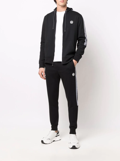 Michael Kors Vicoty Logo-patch Track Pants In Schwarz