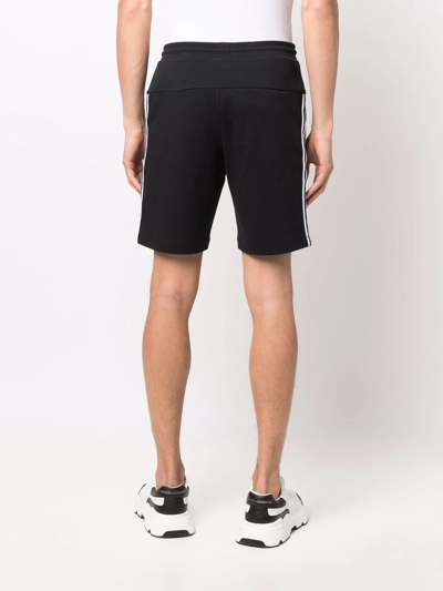 Shop Michael Kors Evergreen Logo Tape Shorts In Schwarz