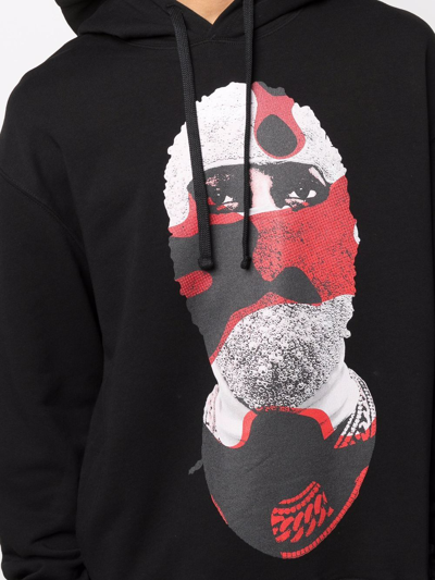 Ih Nom Uh Nit Mask-print Hoodie In Schwarz