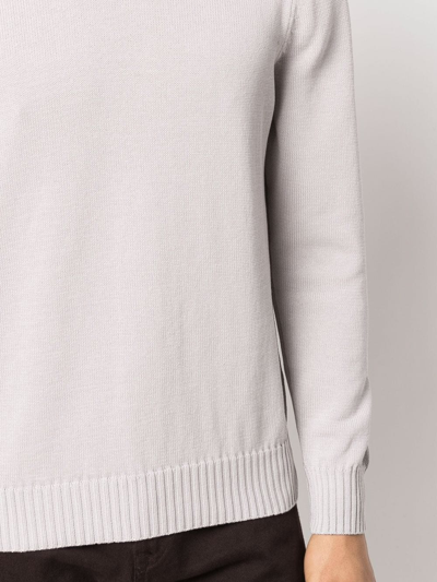 Drumohr Round-neck Jumper In Grau