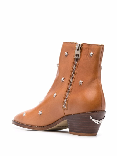 Shop Zadig & Voltaire Molly 60mm Ankle Boots In Braun