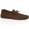 Tod's Gommino Suede Driving Loafers In Brown