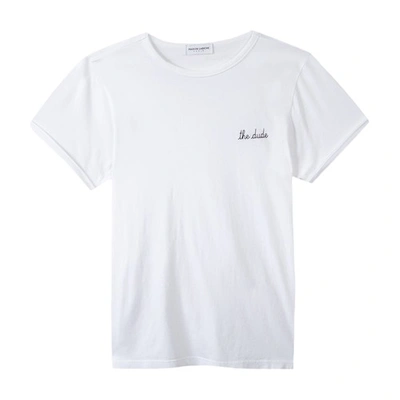 Maison Labiche The Dude" Poitou T-shirt" In White | ModeSens