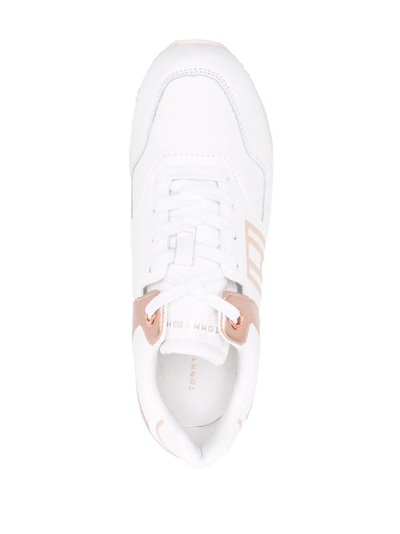 Shop Tommy Hilfiger City Runner Low-top Sneakers In Weiss