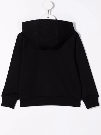 Shop Versace Medusa Head-print Zip-up Hoodie In Black