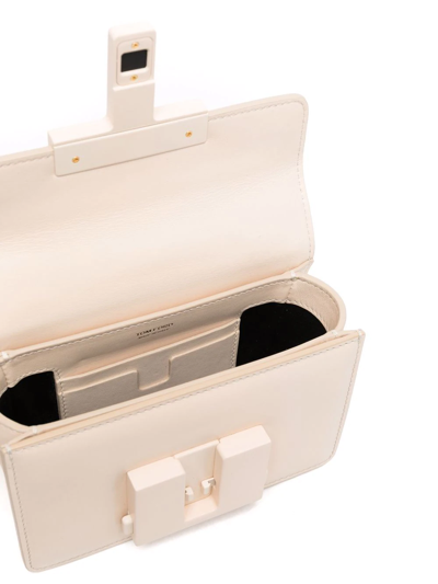Tom Ford Shoulder Bag With Logo Plaque In Neutrals