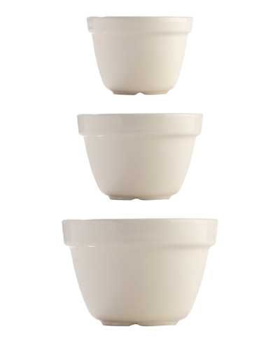 Shop Mason Cash Assorted All-purpose Bowls, Set Of 3 In Cream