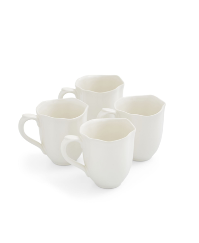 Portmeirion Sophie Conran Floret Mug, Set Of 4 In Creamy White