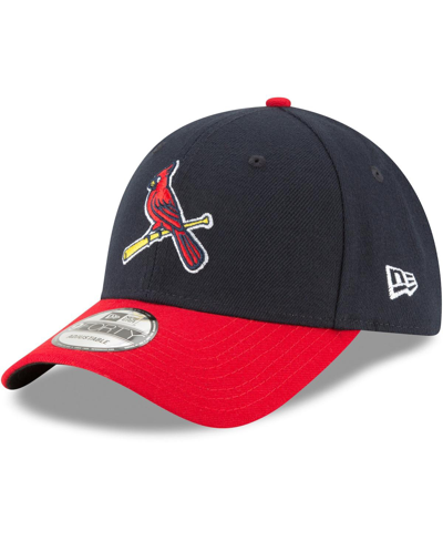 Shop New Era St. Louis Cardinals  Alternate 2 The League 9forty Adjustable Hat - Navy, Red In Navy/red