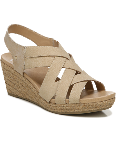 Shop Dr. Scholl's Women's Everlasting Ankle Strap Sandals In Sand Faux Leather