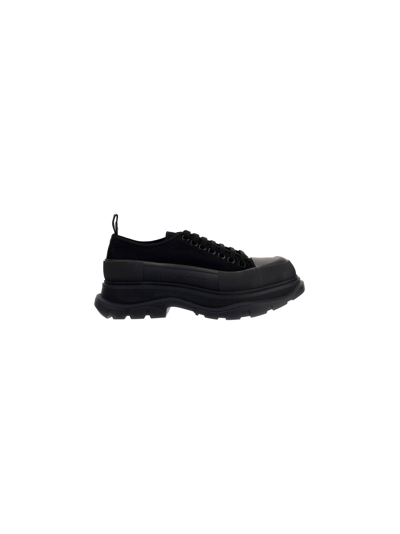 Shop Alexander Mcqueen Black Nylon Sneakers