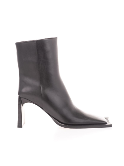 Shop Balenciaga Women's Black Leather Ankle Boots