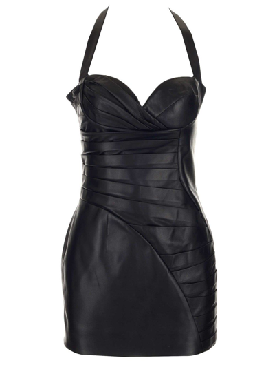 Shop Balmain Women's Black Dress