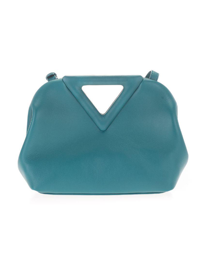 Shop Bottega Veneta Women's Green Leather Handbag