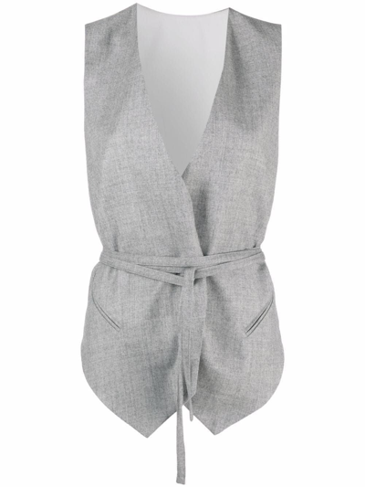 Shop Brunello Cucinelli Women's Grey Wool Vest