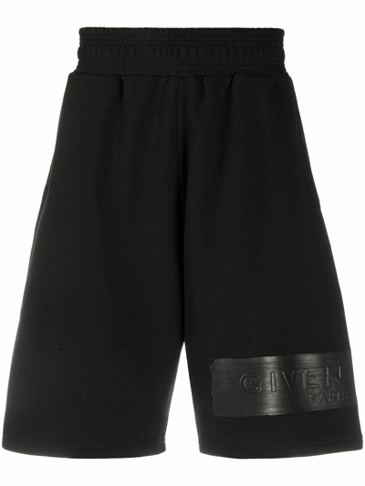 Shop Givenchy Black Cotton Shorts