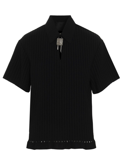 Shop Givenchy Women's Black Viscose Polo Shirt