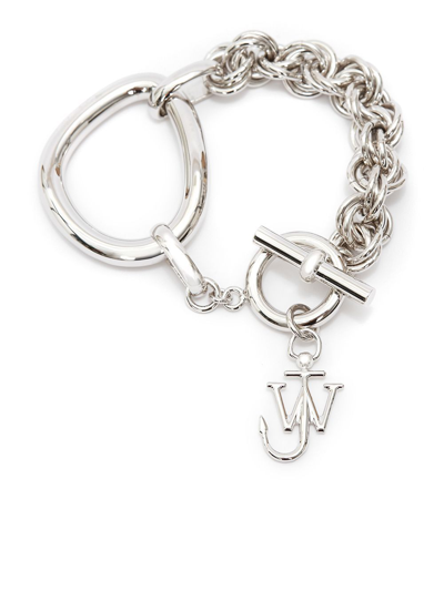 Shop Jw Anderson J.w. Anderson Women's Silver Metal Bracelet