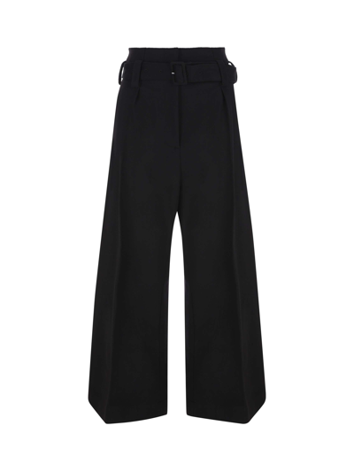 Shop Loewe Women's Black Wool Pants