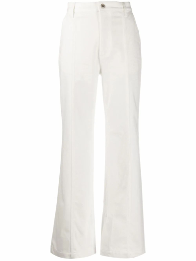 Shop Loewe Women's White Cotton Jeans