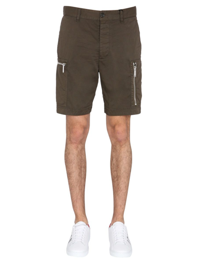Shop Dsquared2 Green Shorts