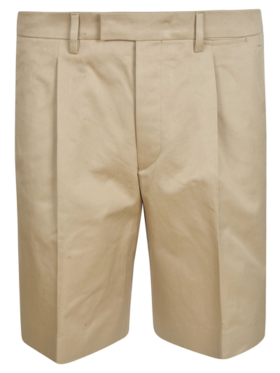 Shop Prada Beige Cotton Shorts