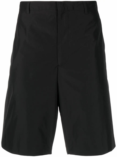 Shop Prada Black Cotton Shorts