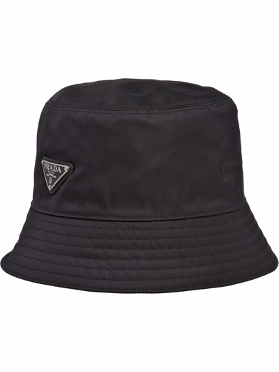 Shop Prada Black Polyamide Hat