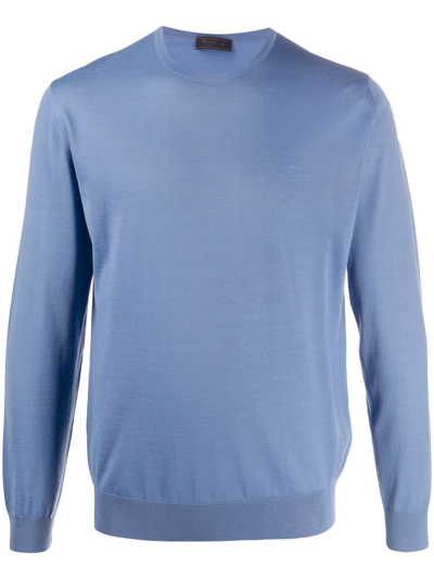 Shop Prada Blue Wool Sweater