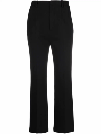 Shop Saint Laurent Women's Black Wool Pants