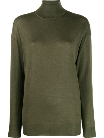 Shop Tom Ford Women's Green Cashmere Sweater