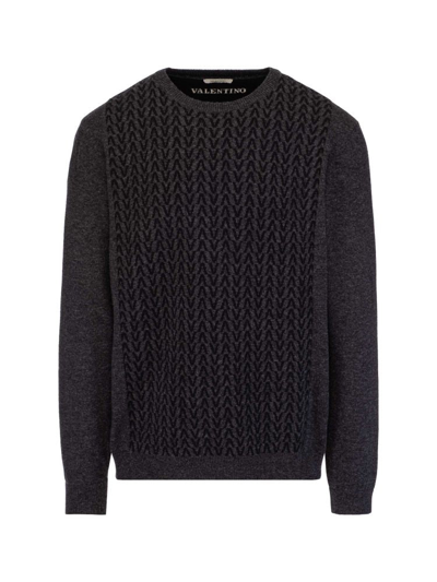 Shop Valentino Grey Sweater