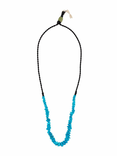 Shop Valentino Light Blue Acetate Necklace