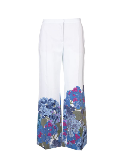 Shop Valentino Women's White Silk Pants