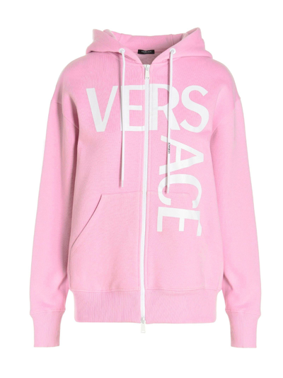 Shop Versace Women's Pink Sweatshirt