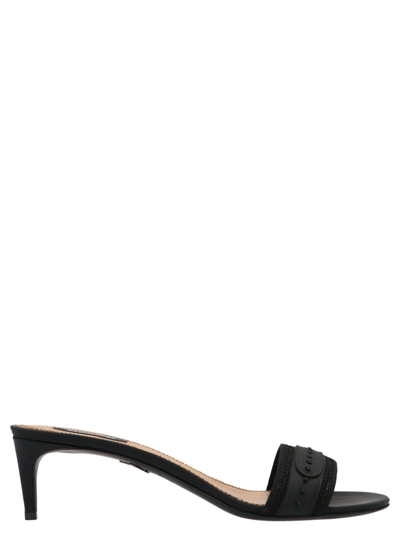 Shop Dsquared2 Dsquared Women's Black Sandals