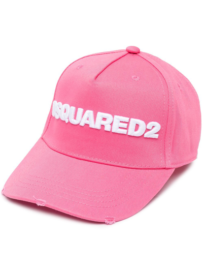 Shop Dsquared2 Dsquared Women's Pink Cotton Hat