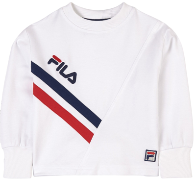 Fila Kids' Zamora Sweatshirt White | ModeSens