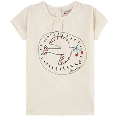 Shop Bonpoint Cream Tissia T-shirt In White