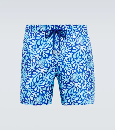 Shop Vilebrequin Bleu De Mer Swim Shorts