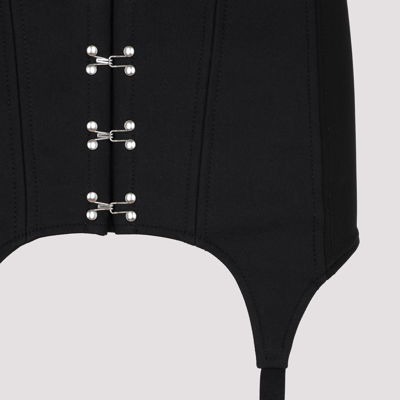 Shop Dion Lee Corset Garter Skirt In Black