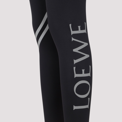 Shop Loewe Leggings Pants In Black