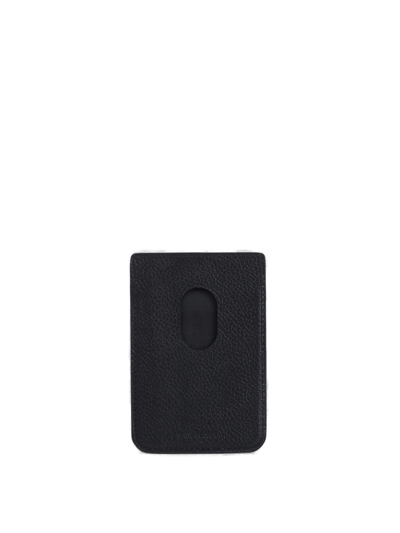 Shop Balenciaga Cash Magnet Card Holder In Black