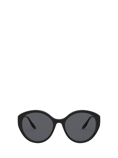 Shop Prada Eyewear Round Frame Sunglasses In Multi